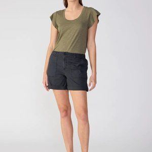 Sanctuary Cuffed Shorts Black NWT